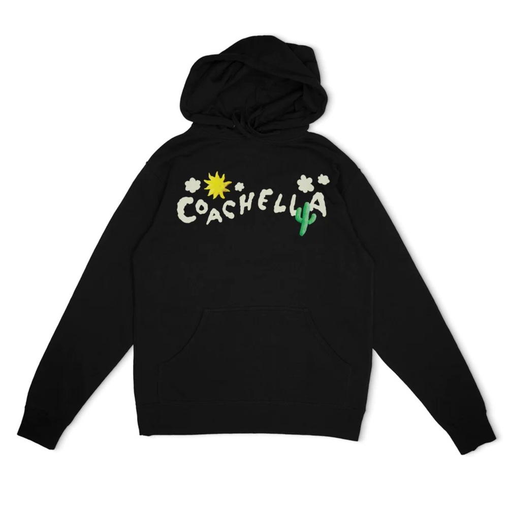 Coachella 2023 Lineup Black Hoodie